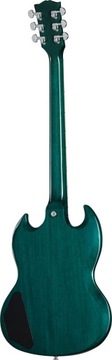 Электрогитара Gibson SG Standard полупрозрачная бирюзовая