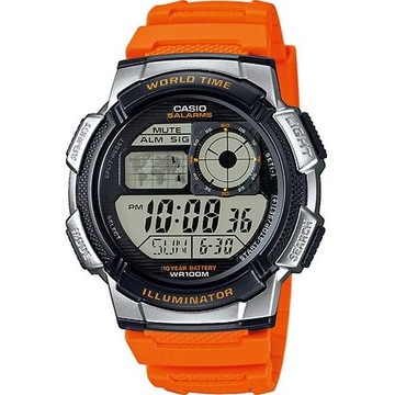 Zegarek męski CASIO wodoszczelny LCD sportowy 100M