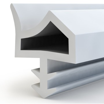 Uszczelka do drzwi okien 10m STD06 biała