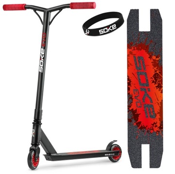 Трюковый самокат SOKE EVO 100 кг ABEC-9 STUNT