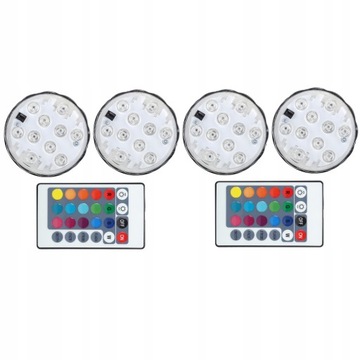 ВОДОНЕПРОНИЦАЕМАЯ ПОДСТАВКА ДЛЯ СВЕТОДИОДНОЙ ЛАМПЫ RGB + ПУЛЬТ ДИСТАНЦИОННОГО УПРАВЛЕНИЯ