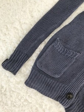 Ralph Lauren dłuższy sweter kardigan 38 oversize