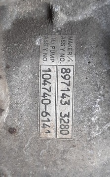 OPEL CORSA B 1.7 D ČERPADLO VSTŘIKOVAČE ISUZU