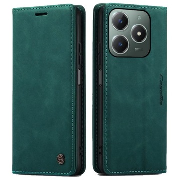ETUI PORTFELOWE SKÓRZANE CASEME SMART MAGNET DO REALME C61 C63 4G + SZKŁO
