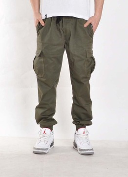 Spodnie M Bossline Cargo Jogger joggery army khaki