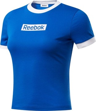 KOSZULKA DAMSKA SPORTOWA TRENINGOWA T-SHIRT ESSENTIALS LINEAR REEBOK L