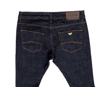 ARMANI JEANS SPODNIE SLIM EMPORIO PREMIUM ROZ. 32