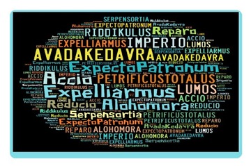 Magnes na lodówkę zaklęcia Potter