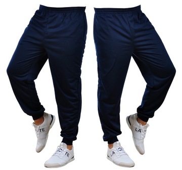 Y406 r 4XL MĘSKIE SPODNIE DRESOWE JOGGERY GŁADKIE