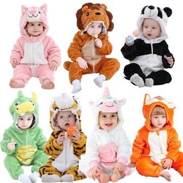 Piżama Onesies Dziewczynka ubrania małpa zwierząt