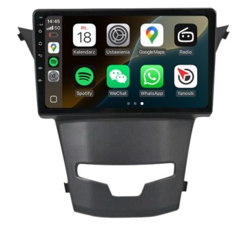 Ssangyong Actyon Kornado Navigace Android Radio Carplay Mapy Aplikace