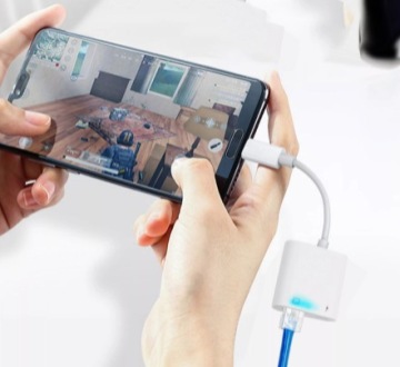 Адаптер Адаптер Lightning Ethernet-кабель Rj45 LAN iPhone iPad