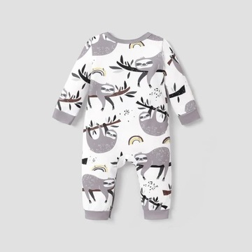 ПАТПАТ БЕЛЫЙ УЗОР КОМБИНЕЗОН (12-18М)