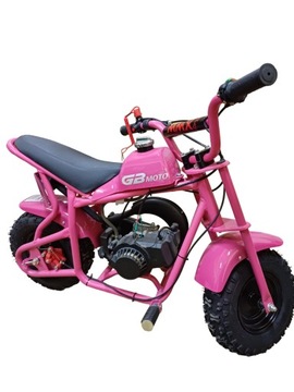 Różowy motocykl benzynowy dla dzieci
