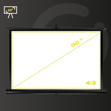 ПРОЕКТОР 2000 лм LED FullHD + проекционный экран на штативе 60 дюймов