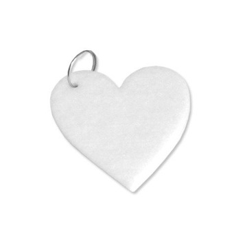 Брелок в виде сердца из фетра Сублимационная термотрансферная печать