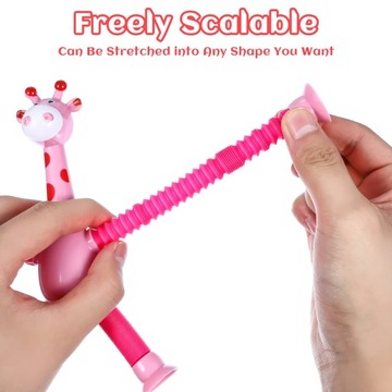 Сенсорные трубки Животные Игрушки Телескопические Жирафы Дети