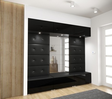 Garderoba Szafa Z Lustrem Zestaw Meble Smart GF89