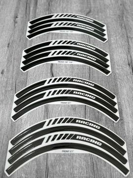 Наклейки на толстые диски KTM EXC SX 21-18/19 из Италии, CUBAMOTO