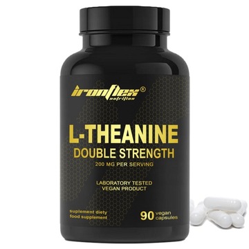 IRONFLEX L-TEANINA 90 kapsułek VEGE L-THEANINE RELAKS SPOKÓJ PAMIĘĆ STRES