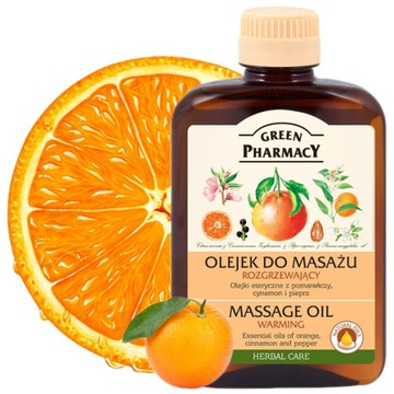 OLEJEK DO MASAŻU POBUDZAJĄCY ZMYSŁY SPA ROZGRZEWAJĄCY RELAKSACYJNEGO AROMAT