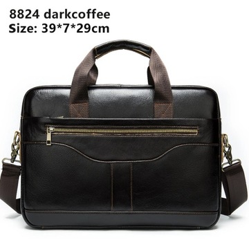 WESTAL Мужская кожаная сумка Деловые сумки-тоут