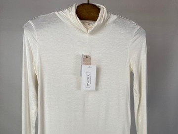 Водолазка женская тонкая вискоза цвета экрю, гладкая базовая PINK REPUBLIC, размер S