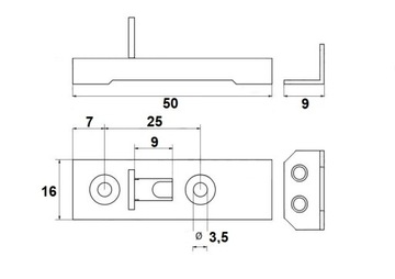 МЕБЕЛЬНАЯ ЗАЩЕЛКА ЗАЩЕЛКА