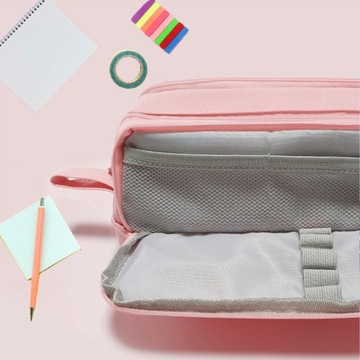 ШКОЛЬНЫЙ ЧЕХОЛ ДЛЯ КАРАНДА, ЧЕТЫРЕХОТДЕЛЕННЫЙ, МНОГОФУНКЦИОНАЛЬНЫЙ 3В1, ШКОЛЬНЫЙ ЯЩИК ДЛЯ ШКОЛЫ