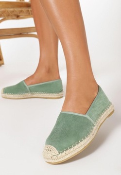 Born2Be Zielone Espadryle damskie 36 Ekozamsz