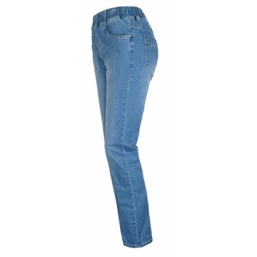 SPODNIE DAMSKIE JEANS PROSTE ELASTAN na GUMCE 46