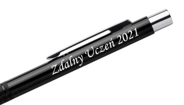 Elegancki długopis metalowy z Grawerem logo firmy, rysunek, personalizacja