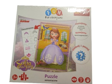 Puzzle sensoryczne - Księżniczka Zosia