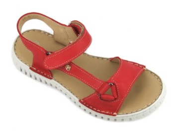 ЖЕНСКИЕ САНДАЛИИ HELIOS 249S ИЗ НАТУРАЛЬНОЙ КОЖИ С УДОБНЫМИ ЛИПУЧКАМИ