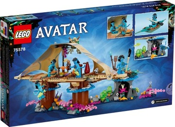 LEGO Avatar 75578 Меткайина Клан Риф Дом ОРИГИНАЛ Кирпичи в подарок