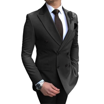 2023 Men Spring Autumn New Double Breasted Formal