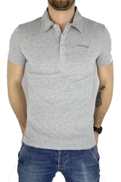 GUESS MARCIANO T-Shirt Polo męski popiel TGSM03