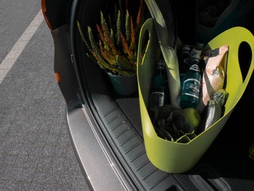 Большая корзина для покупок MAXI Flexibag 15л, горошек