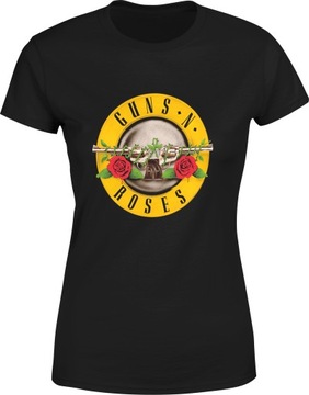 DAMSKA KOSZULKA T-SHIRT GUNS N ROSES N' ROZMIAR M BLUZKA TSHIRT DAMSKI