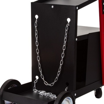 СВАРОЧНАЯ ТЕЛЕЖКА ДЛЯ СВАРОЧНЫХ МАШИН 4 ЯЩИКА + ПОЛКА ДЛЯ ЦИЛИНДРОВ