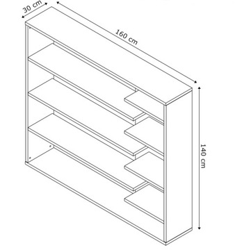 NOWOŚĆ!! Regał ARES 2 - ATRAKCYJNA cena!