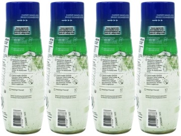 4x SYROP SODASTREAM KONCENTRAT LEMON LIME DO SATURATORA 9L NAPOJU z 440ml