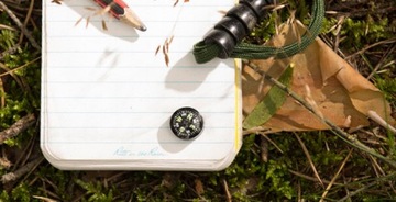 HELIKON Кнопка Компас Маленький Черный