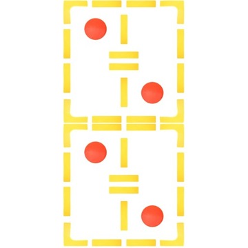 ТЕННИСНЫЙ КОРТ, 2 НАБОРА МАРКЕРОВ ДЛЯ ЗЕМЛИ