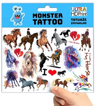 МОЮЩИЕСЯ ВРЕМЕННЫЕ ТАТУ ДЛЯ ДЕТЕЙ ДЕТСКИЕ ЛОШАДИ, ОРИГИНАЛЬНЫЕ ДИЗАЙНЫ