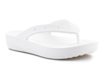 Crocs klapki damskie Classic Platform Flip 39,5 w9 White