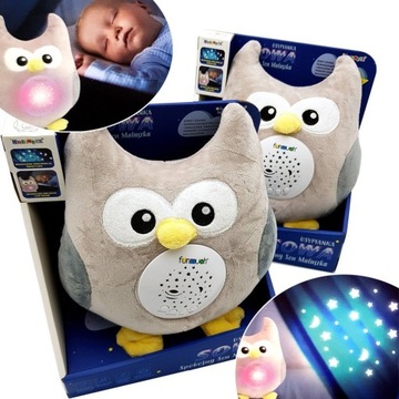BEAR Проектор Сова колыбельные MUSIC BOX SLEEPING BOX PL