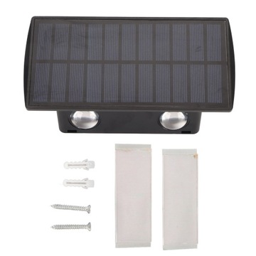 Lampy solarne Zewnętrzne IP67 Wodoodporne 4 diody LED Ogrodzenie T2