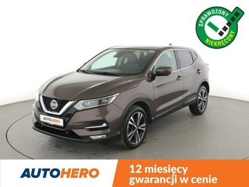 Nissan Qashqai II Crossover Facelifting 1.2 DiG-T 115KM 2018 Nissan Qashqai 1.2 N-Connecta Klimatronik Tempomat