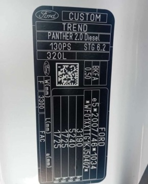 Ford Transit Custom I 2020 Ford Transit Custom Ford Transit Custom 2.0 Diesel 130KM, zdjęcie 28